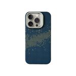 Carbon Design Magsafe Case with Metal Lens Stand for iPhone 16 Pro Max